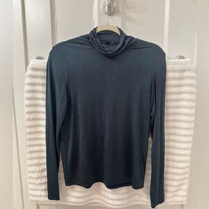 Dark Green Turtle Neck Layering Top